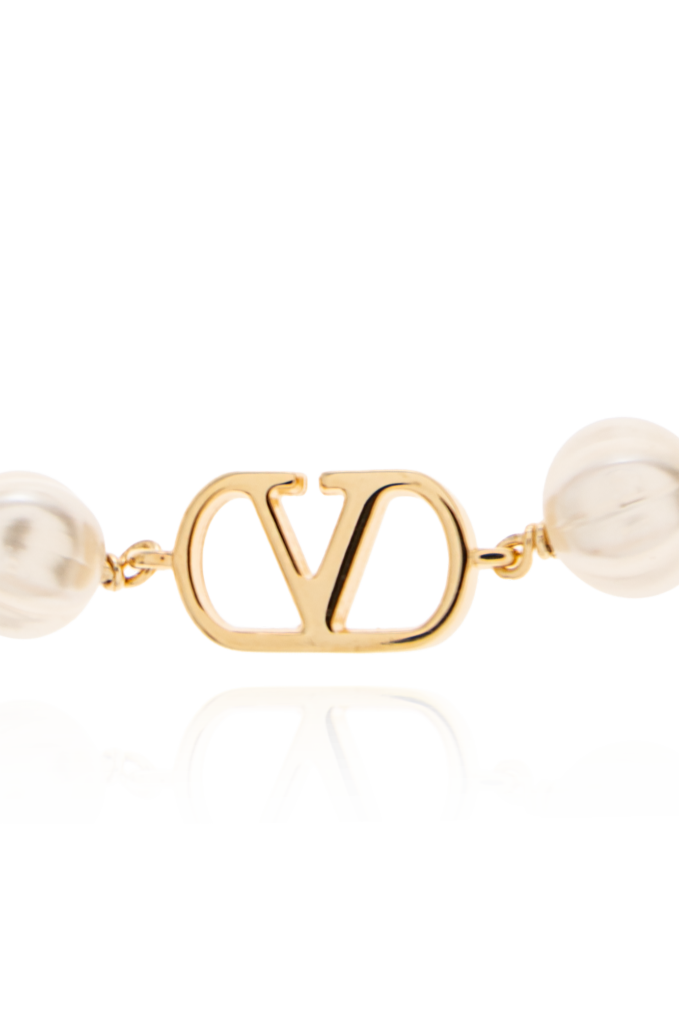 Valentino Garavani Bracelet with glass pearls | Women's | Vitkac